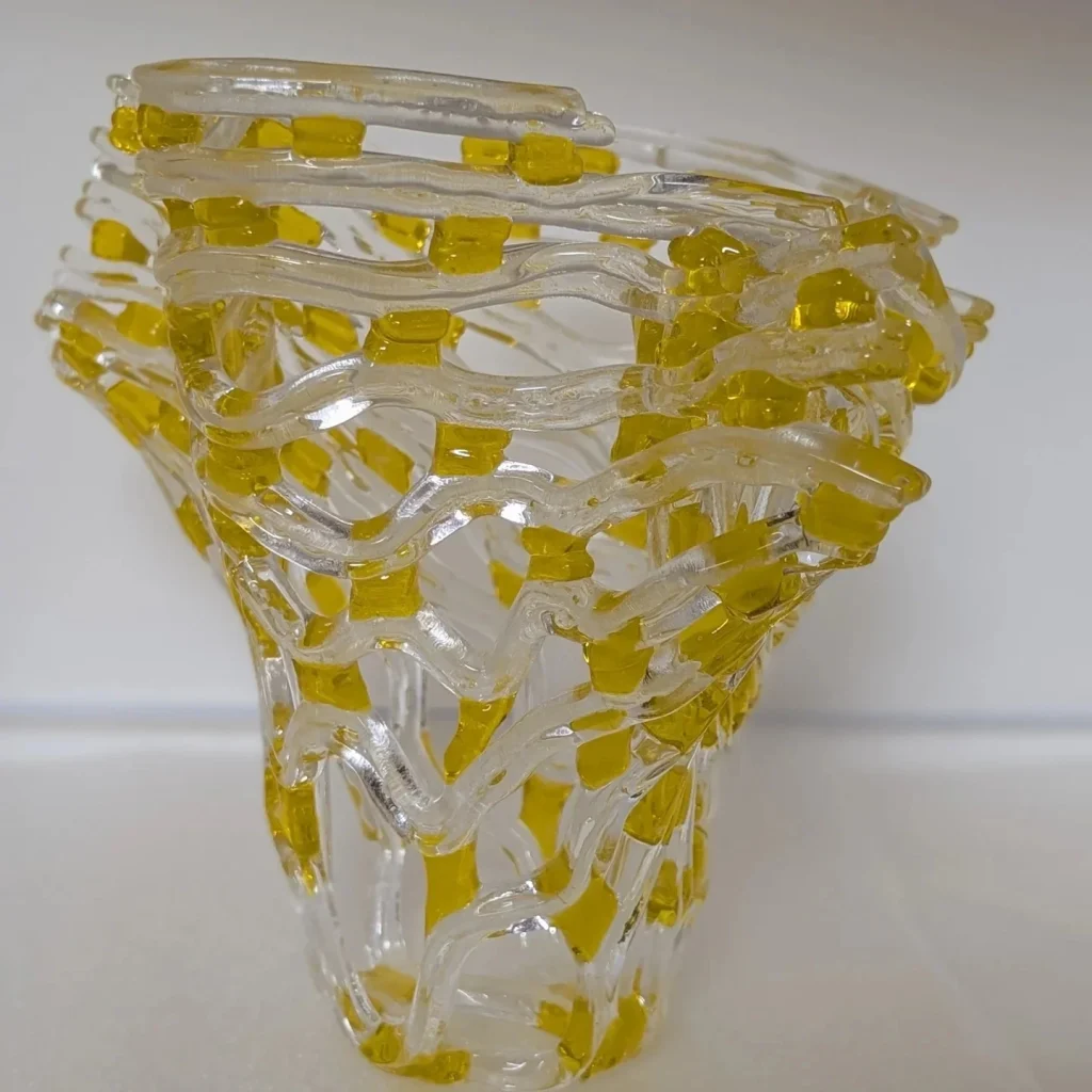 Openwork Fused-Glass Bowls by Larysa