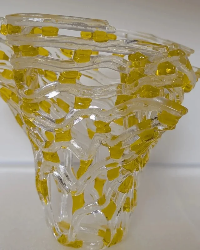 Openwork Fused-Glass Bowls by Larysa