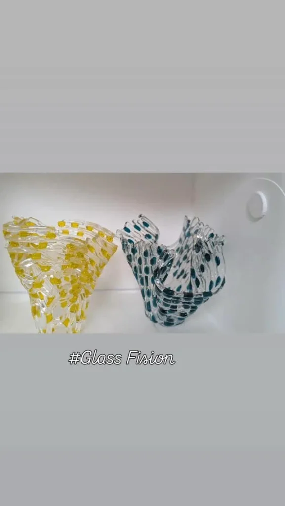Openwork Fused-Glass Bowls by Larysa