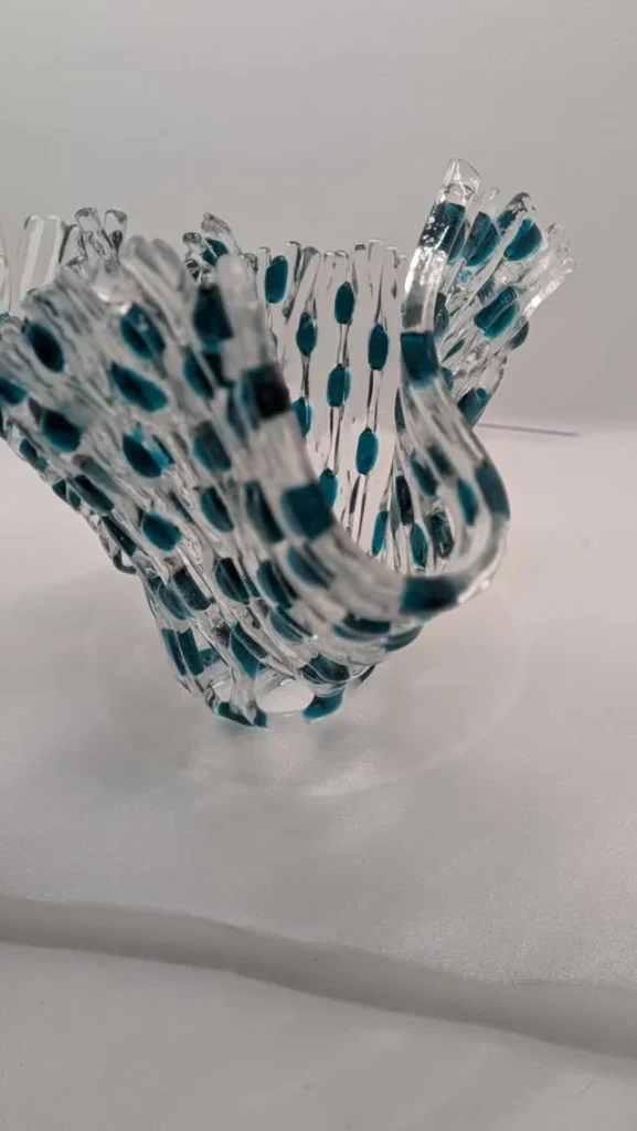 Openwork Fused-Glass Bowls by Larysa